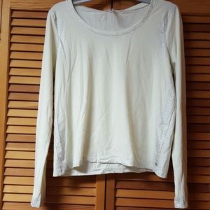 Fabletics sparkle long sleeve shirt